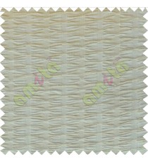 Beige white pinch diamond pleat cushion cotton fabric 